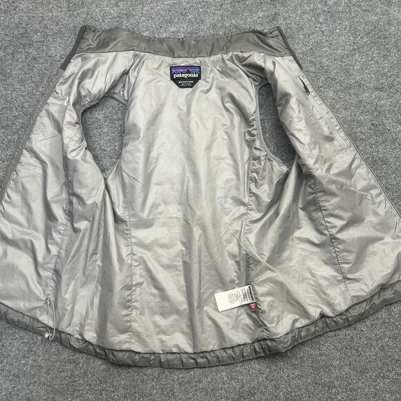 Patagonia Jacket Light Gray Nano Puff Womens Quilted Vest Size Medium - Picture 2 of 10